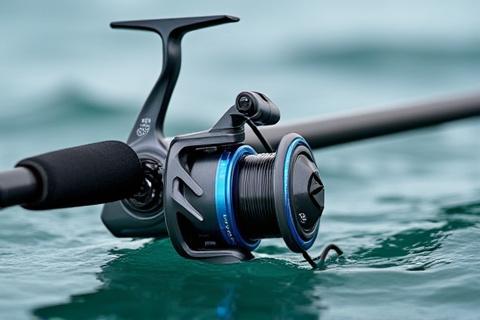 Reel de spinning Shimano Sedona FI en acción.